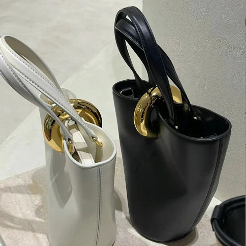 Vintage women handbag new versatile commuting style simple buckle bag shoulder bag by MISS BOLSOS