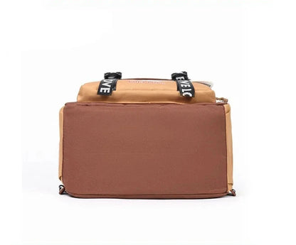 Mochila Escolar Capybara Para Adolescentes Niños Con Llavero De Felpa by MISS BOLSOS