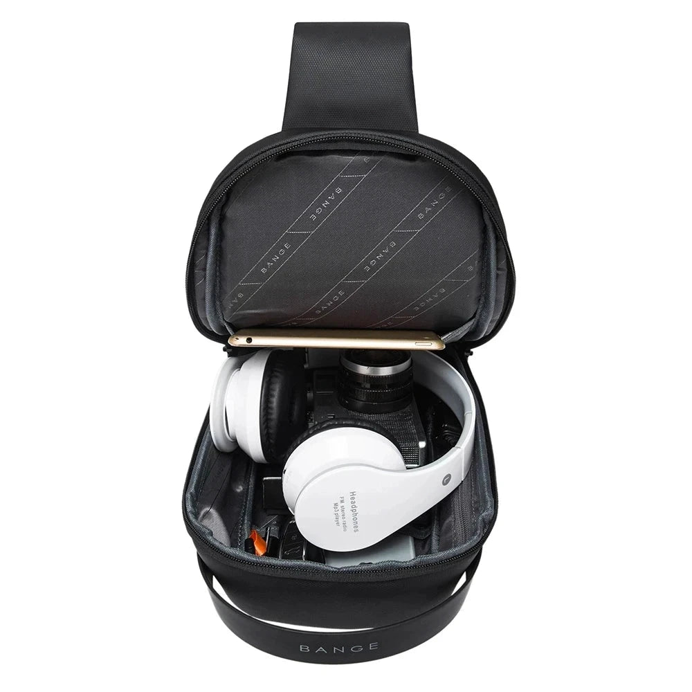 Bolso Bandolera Cruzado Antirrobo Multifuncional Impermeable Para Hombre by MISS BOLSOS