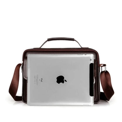 Bolso Hombro Hombre PU Cuero 10.4 Pulgadas Ipad Maletín Messenger Moderno by MISS BOLSOS