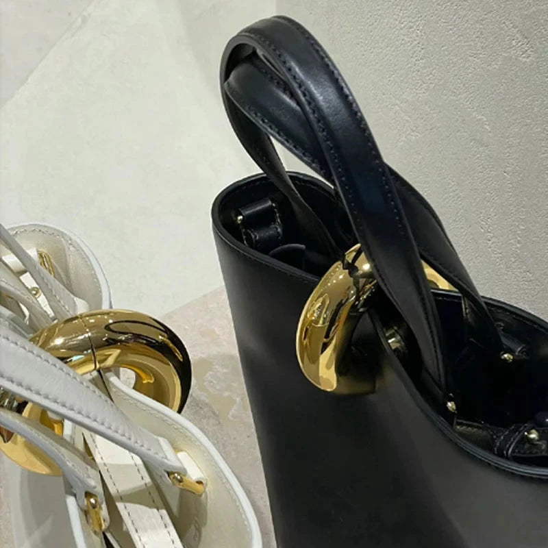 Vintage women handbag new versatile commuting style simple buckle bag shoulder bag by MISS BOLSOS