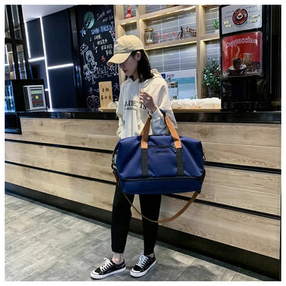 Bolsa Deportiva de Gimnasio de Gran Capacidad para Viaje Con Correa Cruzada by MISS BOLSOS