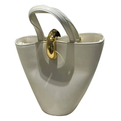 Vintage women handbag new versatile commuting style simple buckle bag shoulder bag by MISS BOLSOS