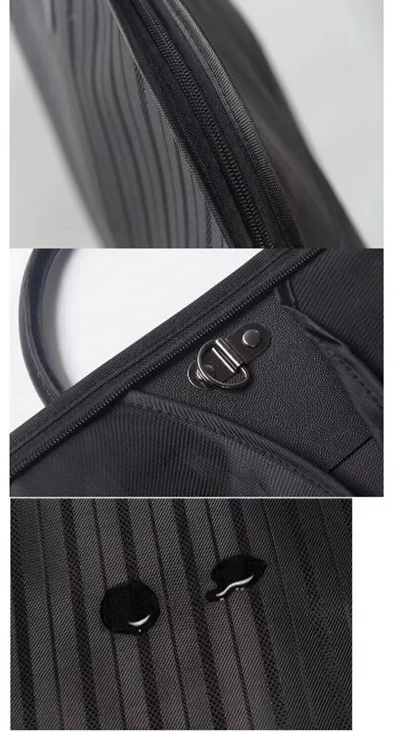 JXSLTC Bolsa de Viaje para Traje de Hombre en Oxford con Cremallera by MISS BOLSOS