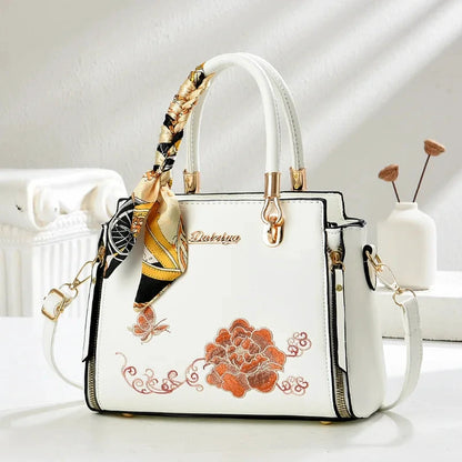 Luxury Brand Designer Women's Handbag Classic Embroidery Crossbody Bag Large Capacity Shoulder Bag Commuting tote bag Women by MISS BOLSOS